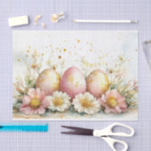 Farbige Ostereier Seidenpapier (Handwerk)