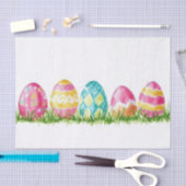 Farbige Ostereier Seidenpapier (Handwerk)