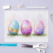 Farbige Ostereier Seidenpapier (Handwerk)