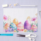 Farbige Ostereier Seidenpapier (Handwerk)