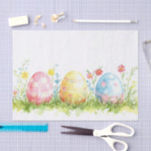 Farbige Ostereier Seidenpapier (Handwerk)