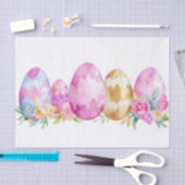 Farbige Ostereier Seidenpapier (Handwerk)