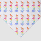 Farbige „Ostern“-Beschriftung Seidenpapier (Detail)