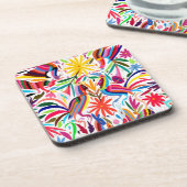 Farbige Otomi-Printmedien, Blumen-/Tiermuster Getränkeuntersetzer (Linke Seite)