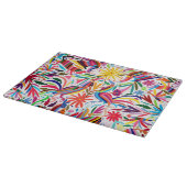 Farbige Otomi-Printmedien, Blumen-/Tiermuster Schneidebrett (Ecke)