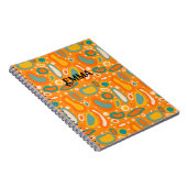 Farbige Ovale Notizblock (Rechte Seite)