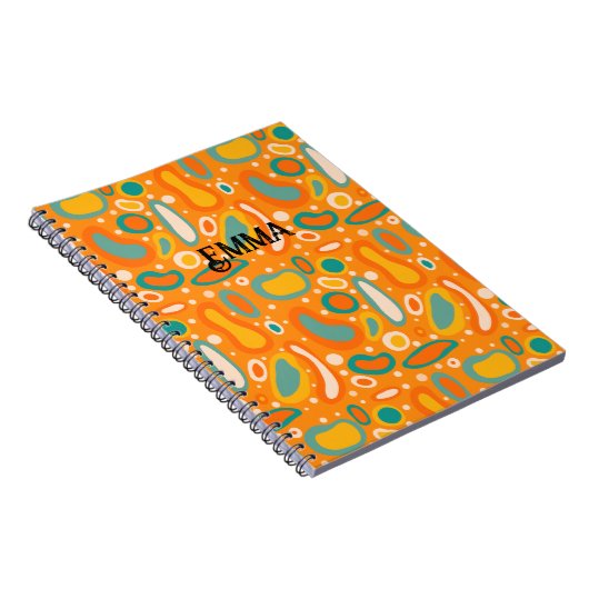 Farbige Ovale Notizblock (Rechte Seite)