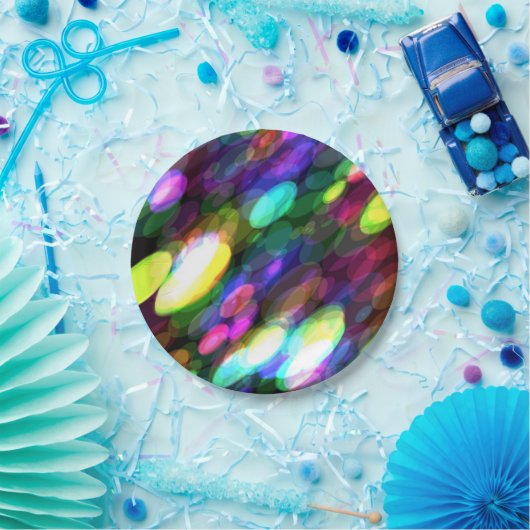 Farbige Ovale Papier-Teller Pappteller (Party)