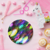 Farbige Ovale Papier-Teller Pappteller (Party)