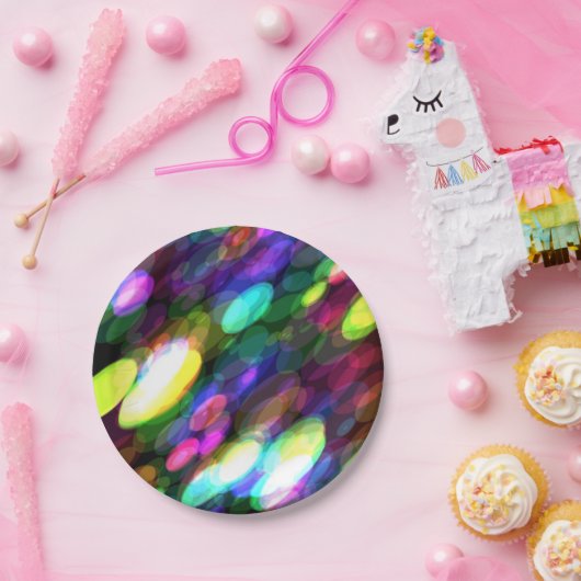 Farbige Ovale Papier-Teller Pappteller (Party)