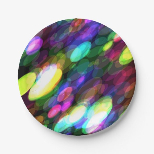 Farbige Ovale Papier-Teller Pappteller (Vorderseite)