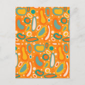 Farbige Ovale Postkarte (Vorderseite)