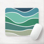 Farbige Ozeanwellen Mousepad (Mit Mouse)