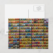 Farbige Packung Saatgut Postkarte (Vorne/Hinten)