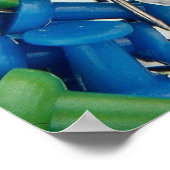 Farbige Padins Poster (Ecke)