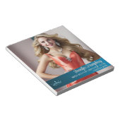 Farbige Pageant-Autogrammblock-Notizblock Notizblock (angewinkelt)