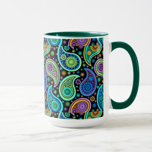 Farbige Paisley 2,0 Tasse (Rechts)