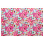 Farbige Paisley Monogram, heißrosa CPM Stoff (Fat Quarter (45,7 x 55,9 cm))
