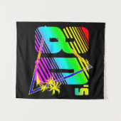 Farbige Palmen der 80er Jahre Wandteppich (Vorderseite (Horizontal))