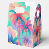 Farbige Palmen Geschenkschachtel (Geöffnet)
