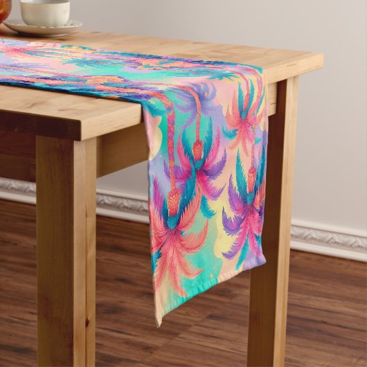 Farbige Palmen Kurzer Tischläufer (Beispiel)