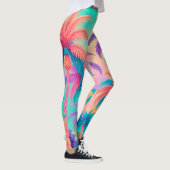 Farbige Palmen Leggings (Rechts)