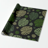 Farbige Palmwedel Geschenkpapier (Ungerollt)
