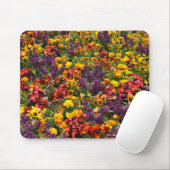 Farbige Pansy-Blume Mousepad (Mit Mouse)