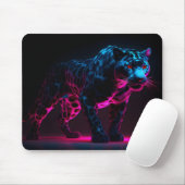 "Farbige Panther" Mousepad (Mit Mouse)