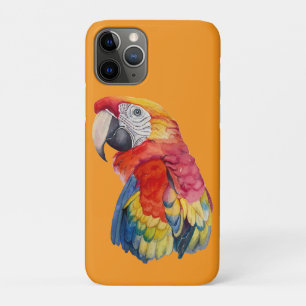 Farbige Papageien-Wasserfarben-Illustration Case-Mate iPhone Hülle