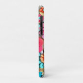 Farbige Papier Blumenkunst Case-Mate iPhone Hülle (Hinten/Links)