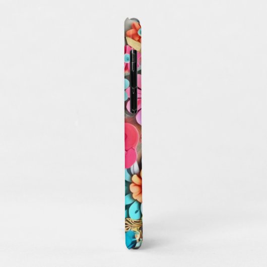 Farbige Papier Blumenkunst Case-Mate iPhone Hülle (Hinten/Links)