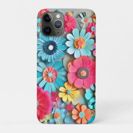 Farbige Papier Blumenkunst Case-Mate iPhone Hülle