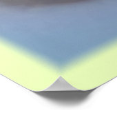 Farbige Papier Blumenkunst Poster (Ecke)