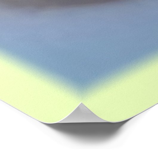 Farbige Papier Blumenkunst Poster (Ecke)