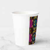 Farbige Papieraufnahmen Pappbecher (Rechts)