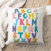 Farbige PapierCollage Alphabet Kissen (Decke)