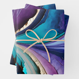 Farbige Papierhandtafelblätter Geschenkpapier Set