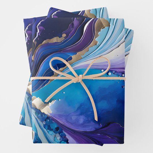 Farbige Papierhandtafelblätter Geschenkpapier Set