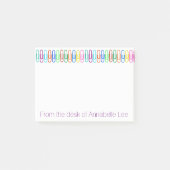 Farbige Papierklammern Post-it Klebezettel (Vorderseite)