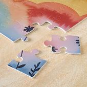 Farbige Papierlaternen & Schmetterlinge Puzzle (Seite)