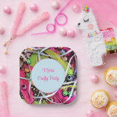 Farbige Papierplatte aus Party Pappteller (Party)
