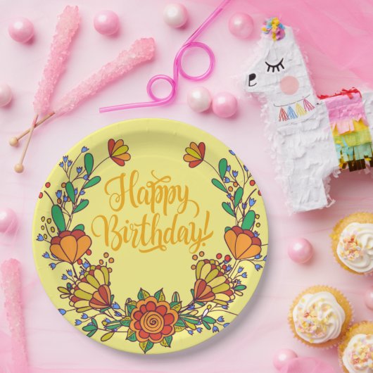 Farbige Papierplatte Pappteller (Party)