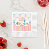 Farbige Papierservietten (Beispiel)