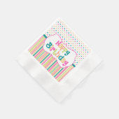 Farbige Papierservietten (Ecke)