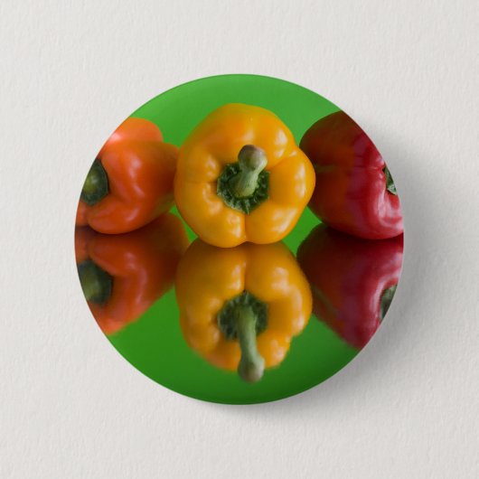 farbige Paprika Button (Vorderseite)