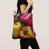 Farbige Paprikaschoten Tasche (Von Nahem)