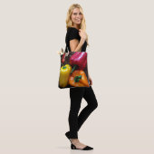 Farbige Paprikaschoten Tasche (Am Model)