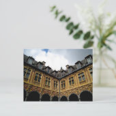 Farbige Pariser Fenster Postkarte (Stehend Vorderseite)