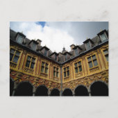 Farbige Pariser Fenster Postkarte (Vorderseite)